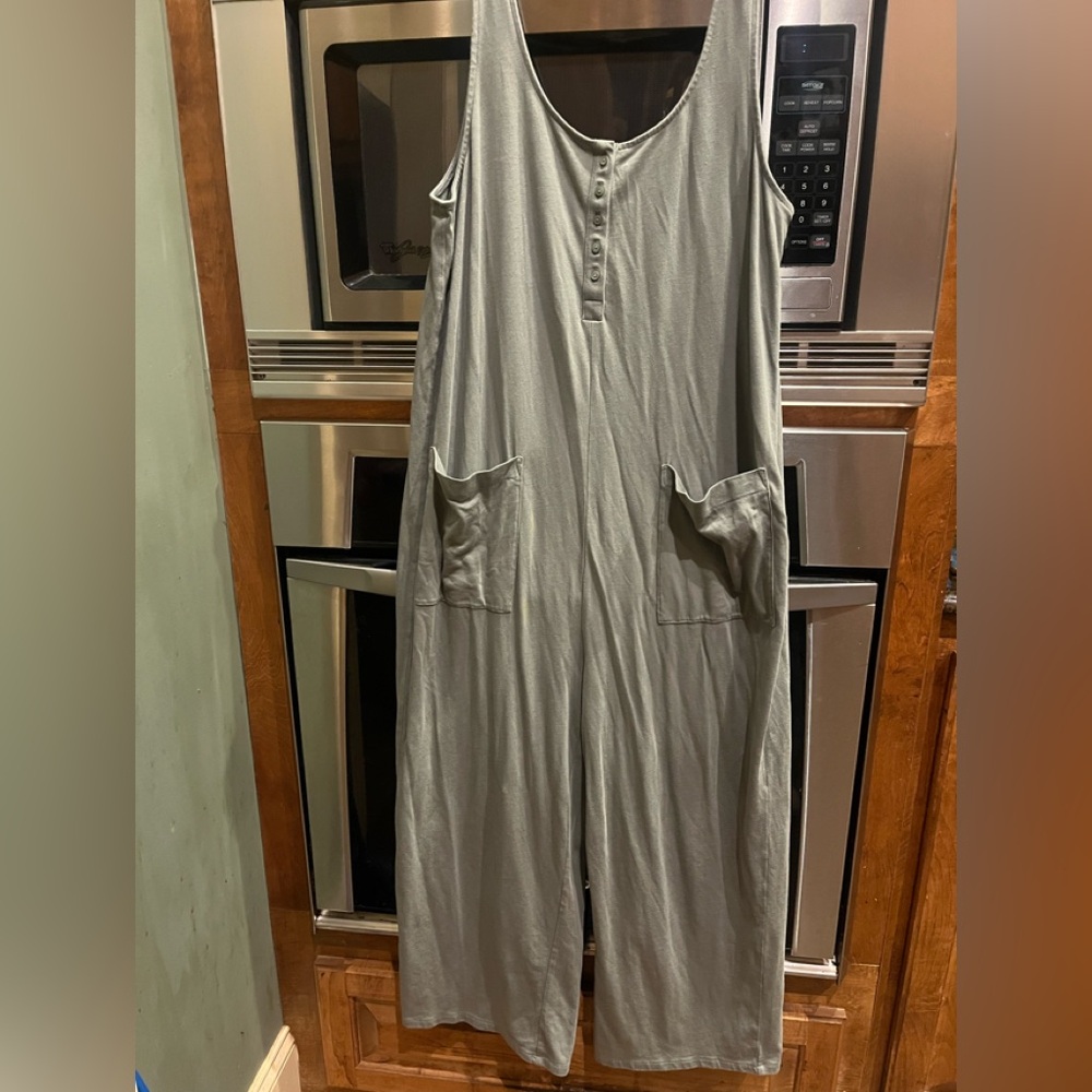 Soma Casual Greenish Gray Jumpsuit